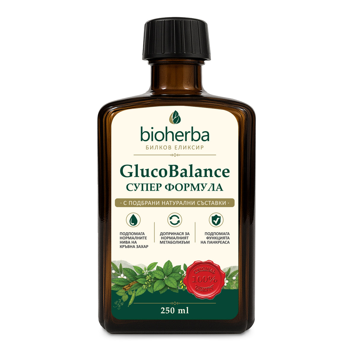 GlucoBalance Супер Формула – билков еликсир 250 ml