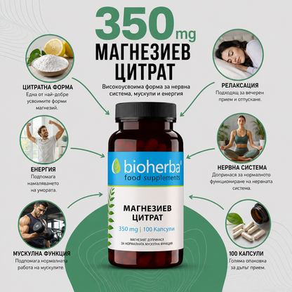 Магнезиев цитрат Макс 60 капсули