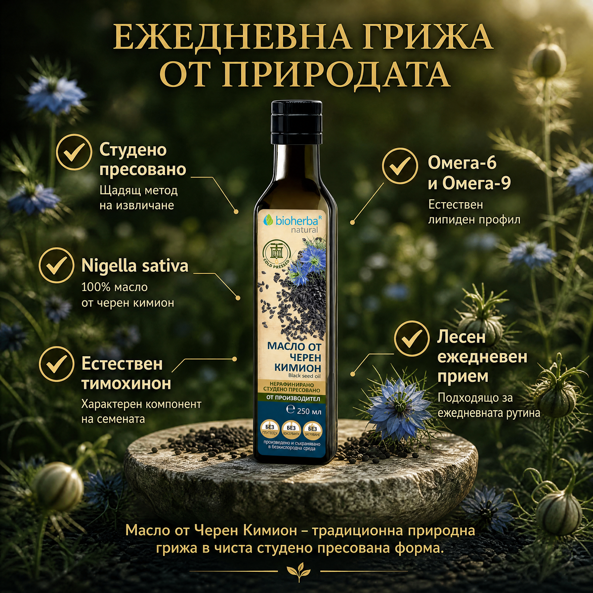 Масло от черен кимион 250 мл