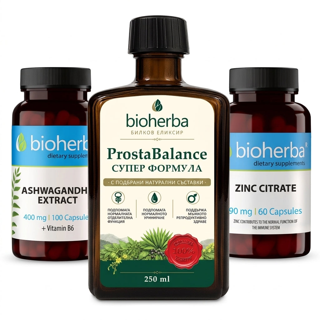 Мъжки баланс 40+ (ProstaBalance + Ашваганда + Цинк цитрат)