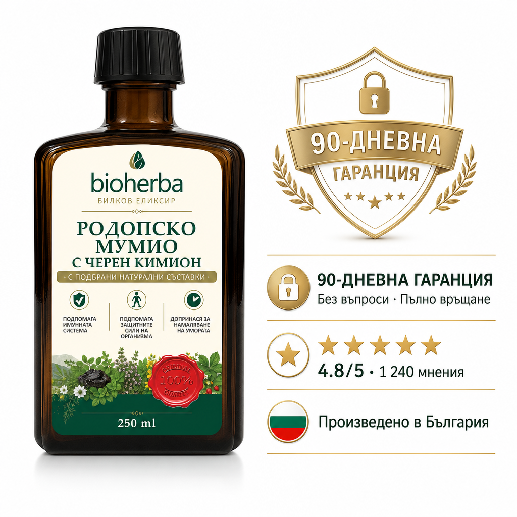Родопско мумио с черен кимион - 250 мл
